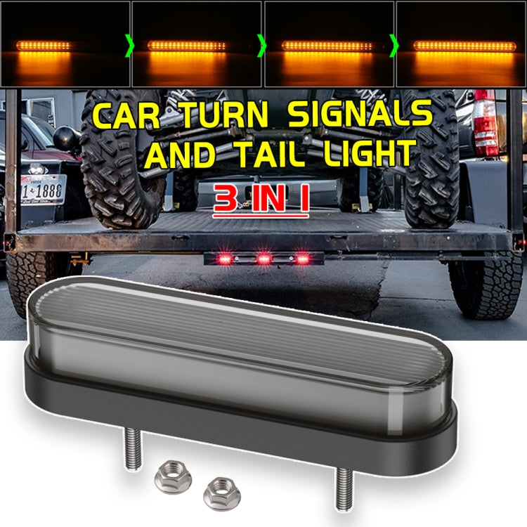 1 Pair Double Color Brake Light Turn Signal Light, Double Color
