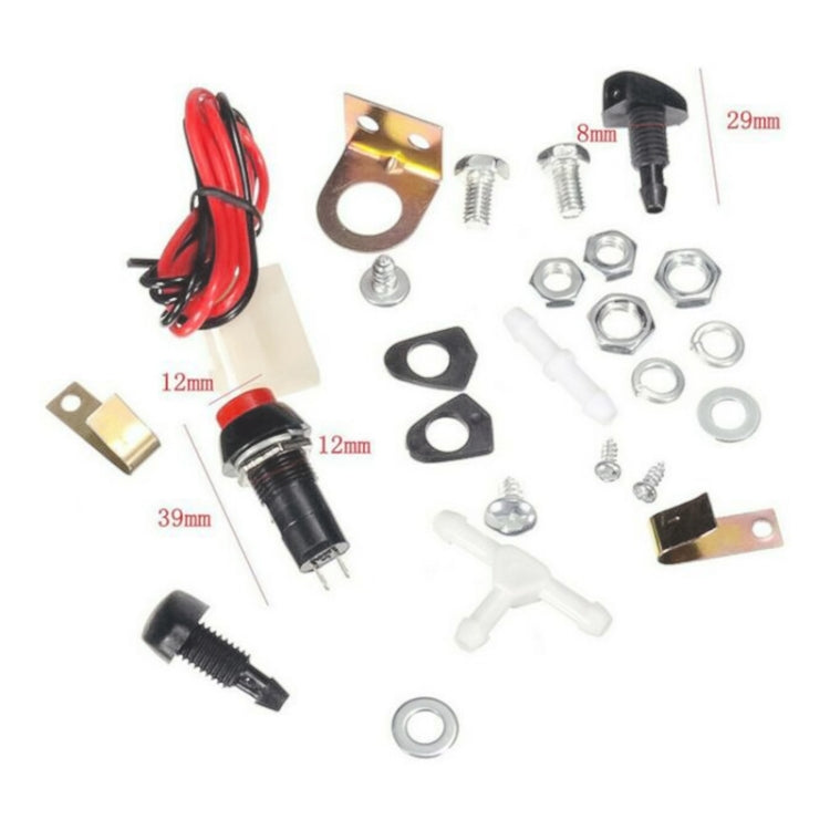 12V Car Windshield Cleaning Tool 151286776374 with 1L Water Bag, Windshield Cleaning Tool