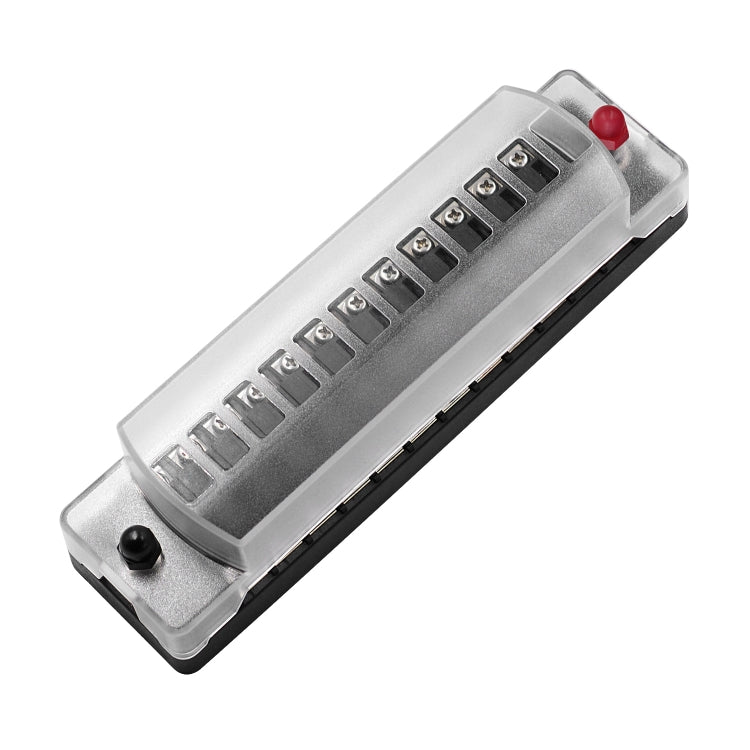 ZH-978A2 FB1902 صندوق مصاهر مستقل، 12 مدخل و12 مخرج، موجب وسالب، مع 24 مصهرًا للسيارات والشاحنات والقوارب، ZH-978A2