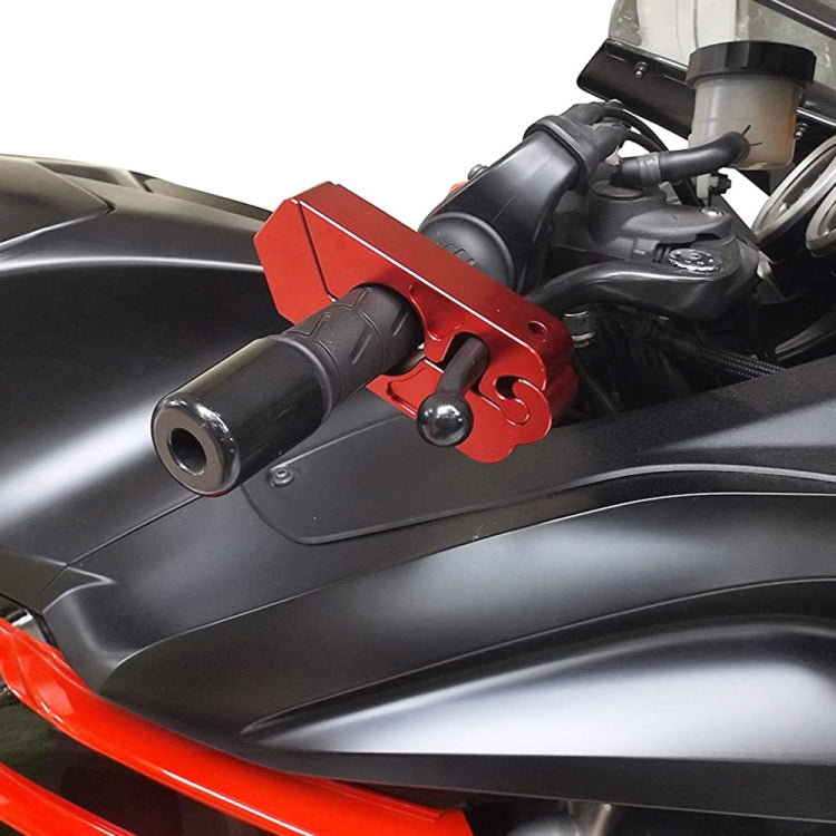 Motorcycle Aluminum Alloy Throttle Handle Lock, Throttle Handle Lock (Black), Throttle Handle Lock (Blue), Throttle Handle Lock (Red)