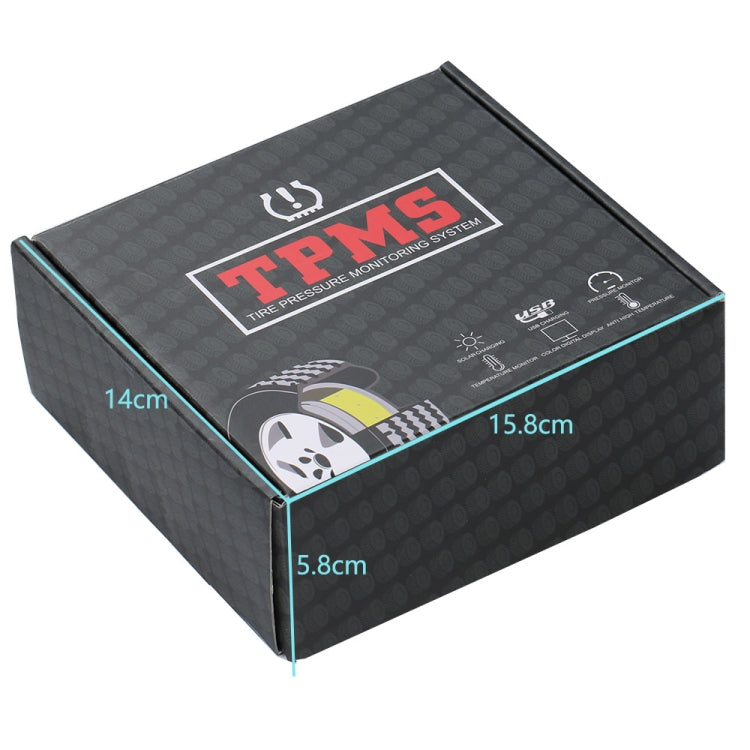 USB TPMS Tire Pressure Monitoring System Android with External Sensor for Car Radio DVD Player, with External Sensor