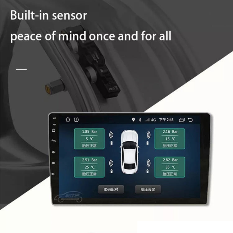 USB TPMS Tire Pressure Monitoring System Android with Internal Sensor for Car Radio DVD Player, with Internal Sensor