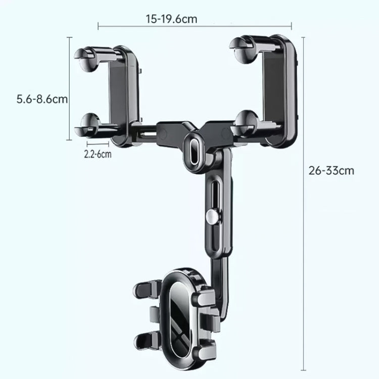 Snap-on Rearview Mirror Car Phone Holder In-Car Navigation Bracket, Snap-on Rearview Mirror Phone Holder
