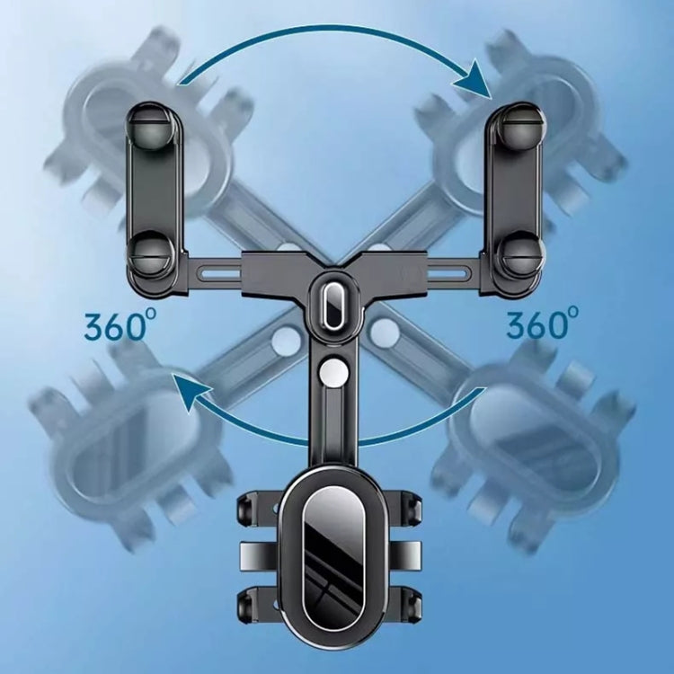 Snap-on Rearview Mirror Car Phone Holder In-Car Navigation Bracket, Snap-on Rearview Mirror Phone Holder