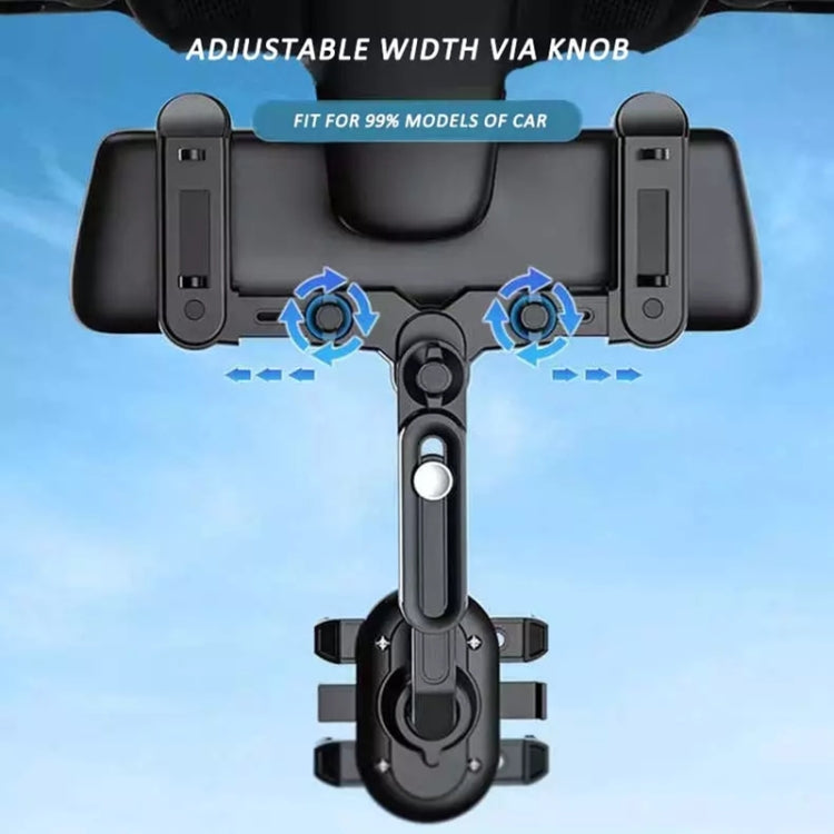 Snap-on Rearview Mirror Car Phone Holder In-Car Navigation Bracket, Snap-on Rearview Mirror Phone Holder