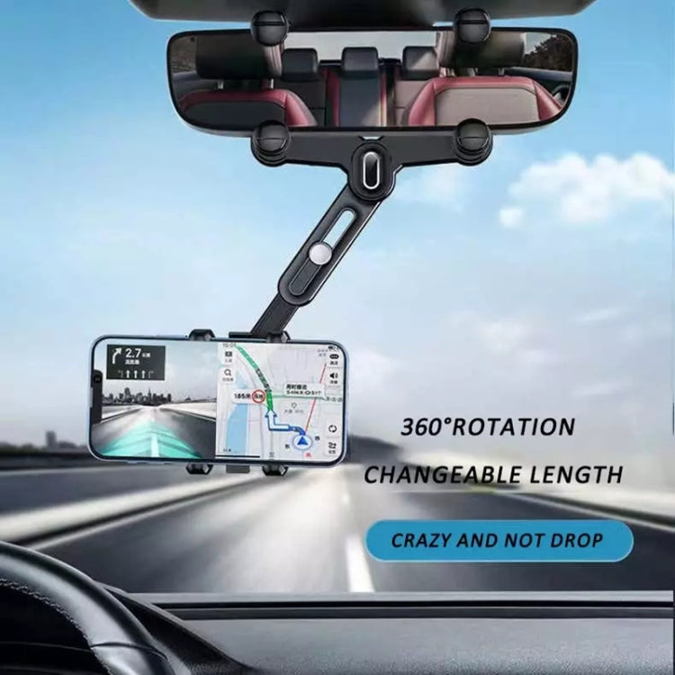 Snap-on Rearview Mirror Car Phone Holder In-Car Navigation Bracket, Snap-on Rearview Mirror Phone Holder