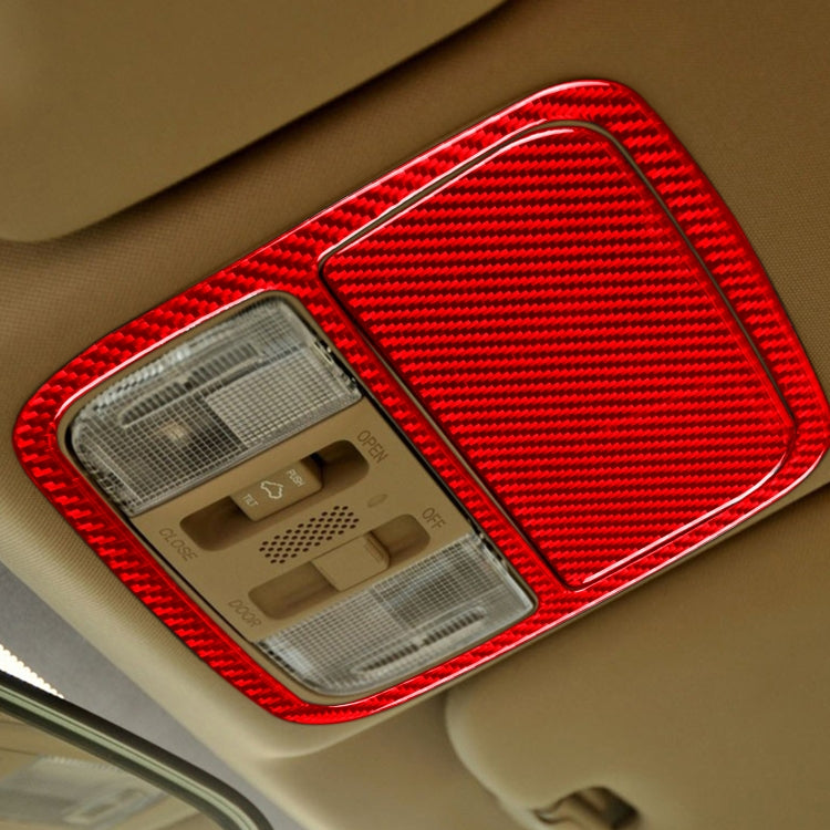 طقم مكون من قطعتين من ألياف الكربون لمصابيح القراءة الأمامية للسيارة هوندا CRV 2007-2011، ملصق ديكوري، قيادة يسار ويمين عالمي، لوحة مصابيح القراءة الأمامية للسيارة