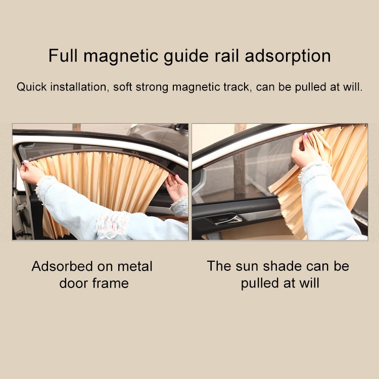 2 PCS Car Auto Sunshade Curtains Windshield Cover for the Front Seat, Front Seat, Silver, Front Seat, Black, Front Seat, Gold