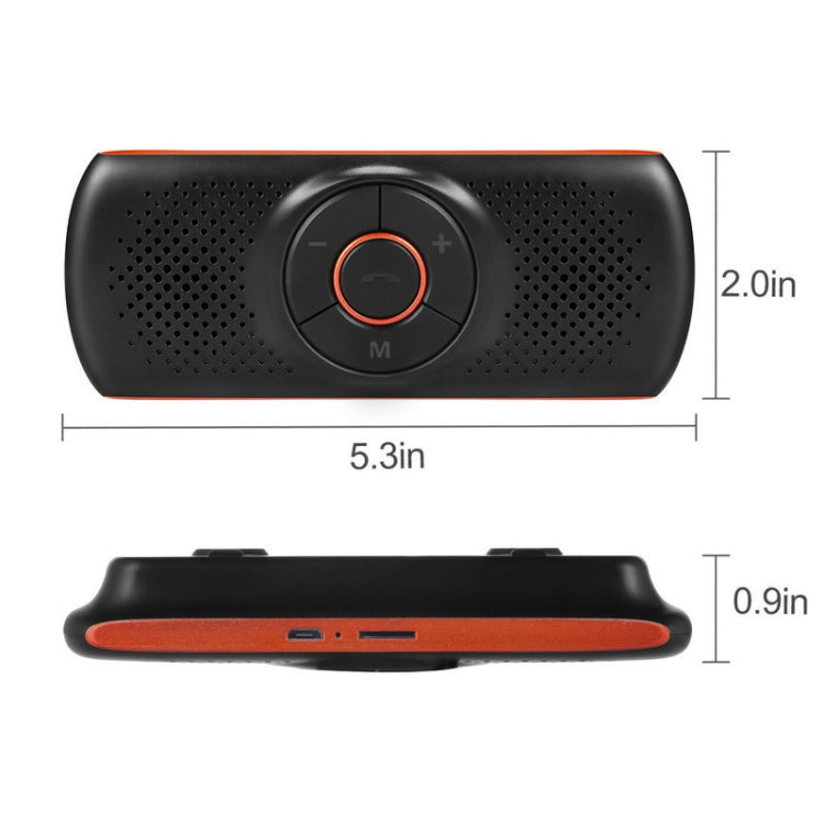 مشغل MP3 لاسلكي بتقنية البلوتوث للسيارة T826، مشغل FM لواقي الشمس، T826