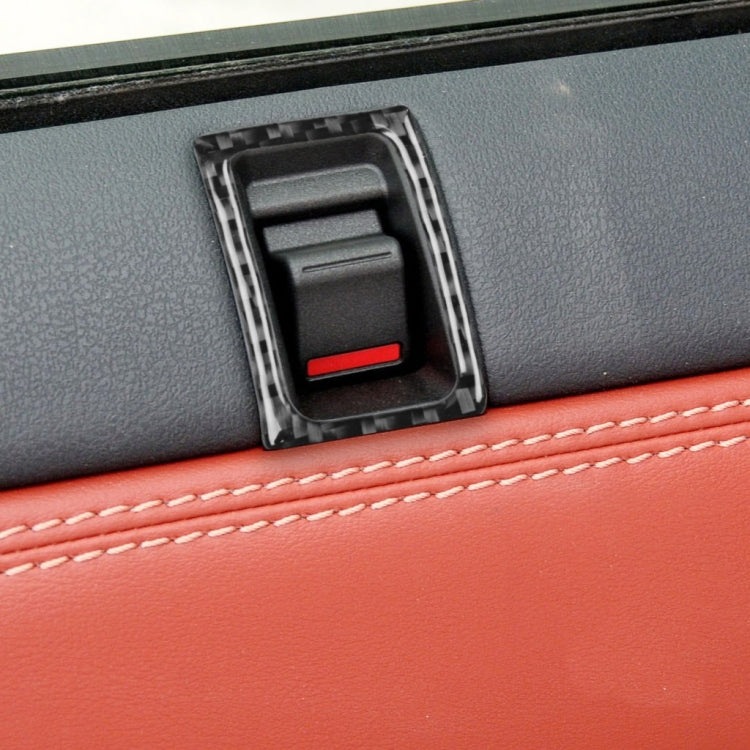 قطعتان من ملصقات ديكورية لقفل الباب الأيمن والأيسر من ألياف الكربون لسيارة نيسان GTR R35 2008-2020، قفل باب عالمي للقيادة اليسرى واليمنى