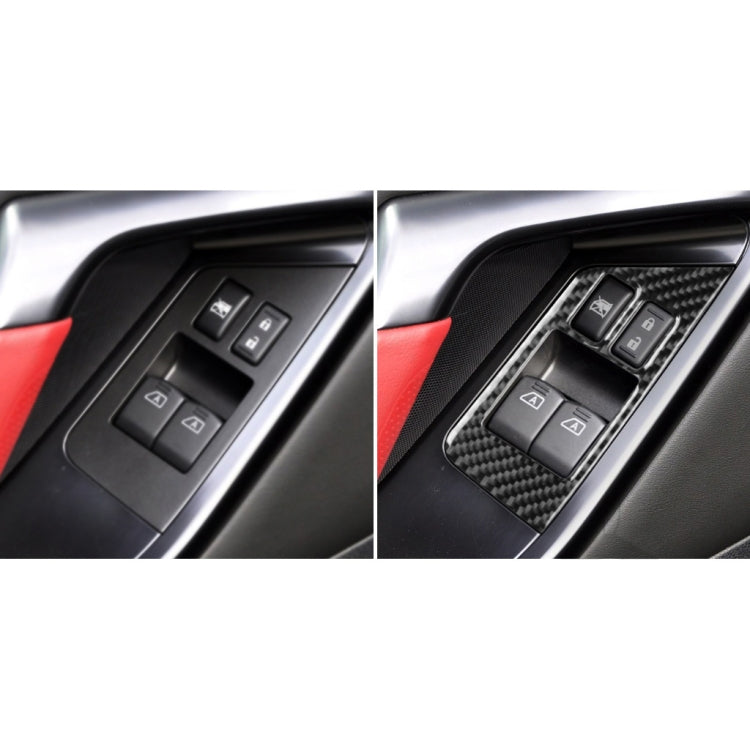 2 PCS Car Carbon Fiber Window Lift Defogger Button Decorative Sticker for Nissan GTR R35 2008-2016, Left Drive, Window Lift Defogger Button, Left Drive