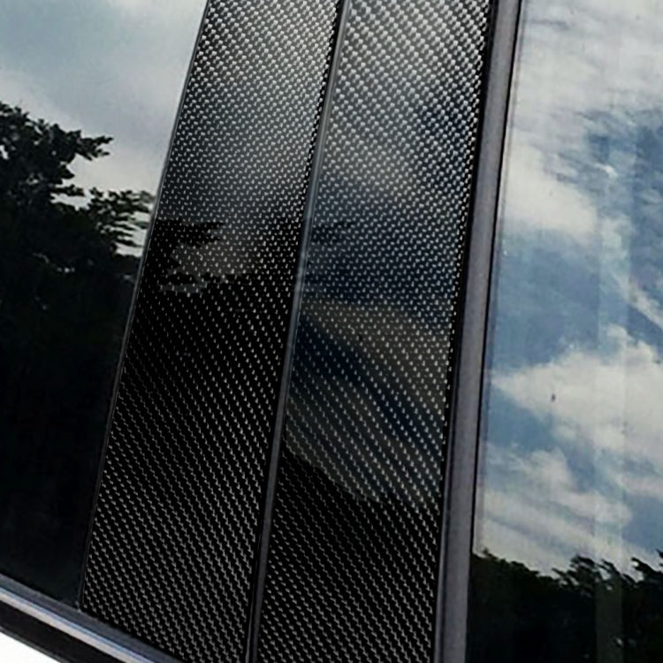 ملصق ديكوري من ألياف الكربون للسيارة على شكل عمود B لسيارة BMW X5 F15 2014-2018، مناسب للقيادة اليسرى واليمنى، مناسب لسيارة BMW X5 F15 2014-2018