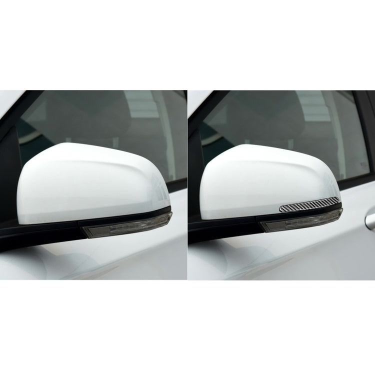 2 PCS Car Carbon Fiber Rearview Mirror Anti-collision Strip for Chevrolet Cruze 2009-2015, Left and Right Drive Universal, Rearview Mirror Anti-collision Strip