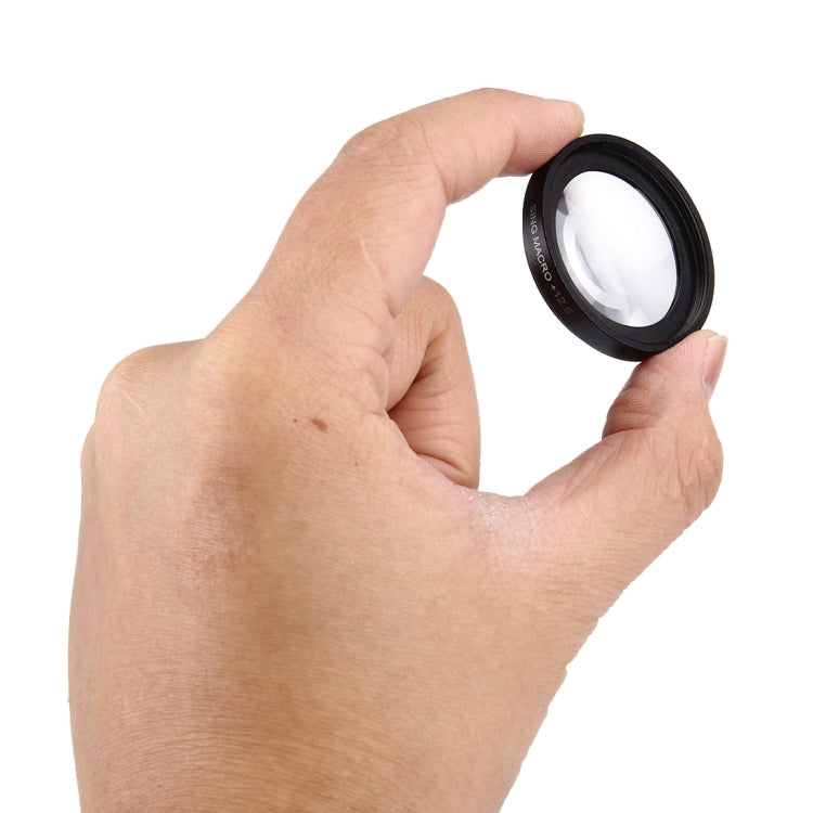 JUNESTAR Proffesional 37mm 12.5X Macro Lens Filter + Lens Protective Cap for GoPro & Xiaomi Xiaoyi Yi Sport Action Camera, 12.5X Macro Lens