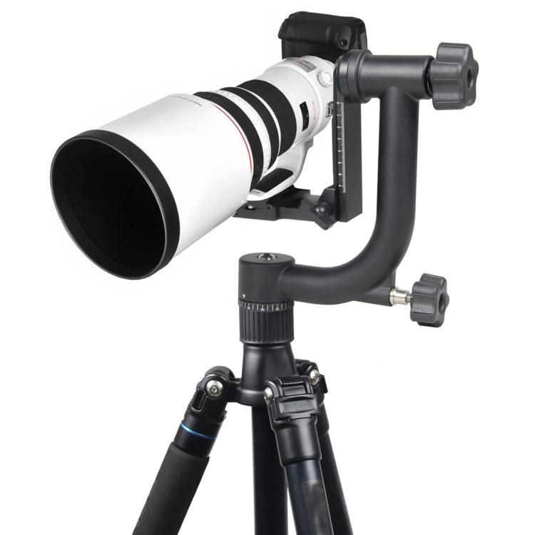 YELANGU Horizontal 360 Degree Gimbal Tripod Head for Home DV and SLR Cameras