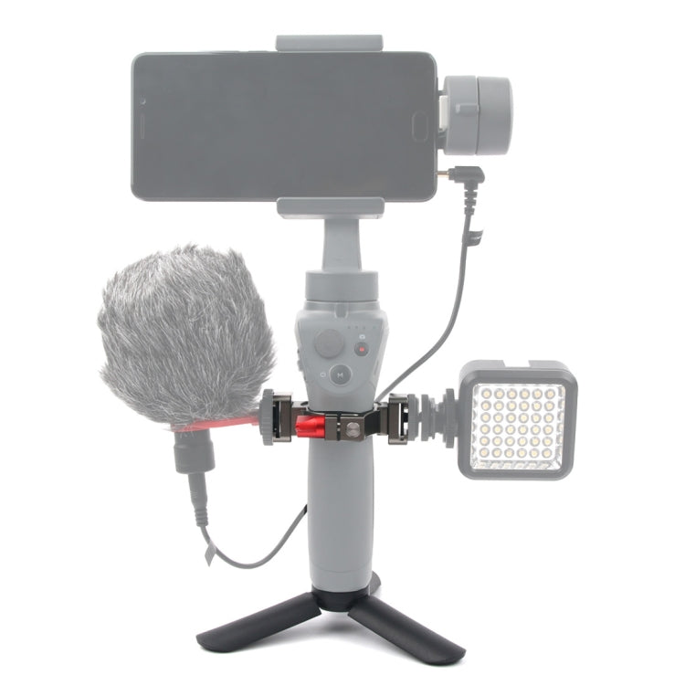 Mini Tripod Mount + Flashlight Extension Bracket for DJI OSMO Mobile 2, Tripod+Bracket For DJI OSMO Mobile 2