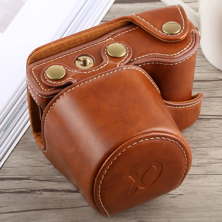 Full Body Camera PU Leather Case Bag with Strap for Sony A5100