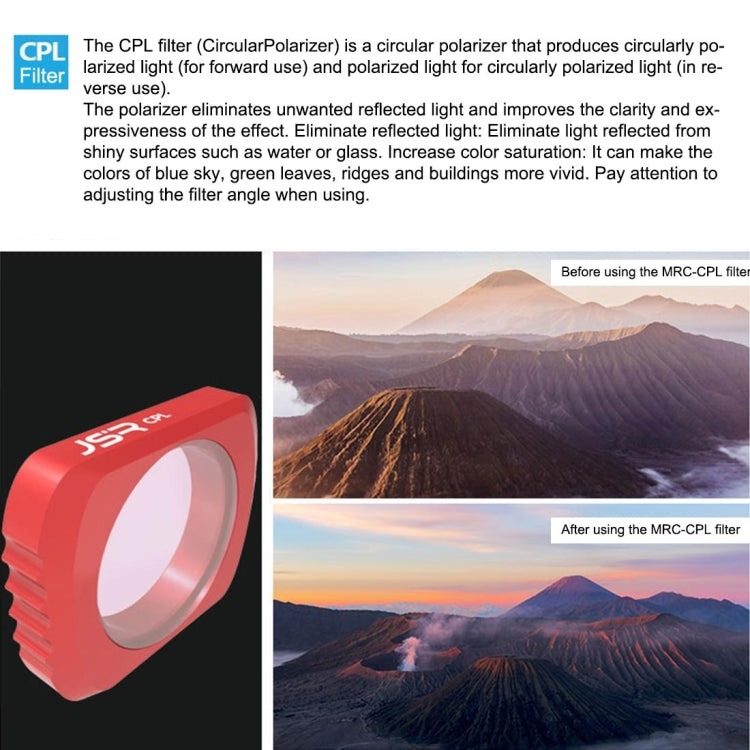 3 in 1 HD Slim CPL & CPL & ND8 & ND16 Lens Filter for DJI OSMO Pocket, CPL+ND8+ND16