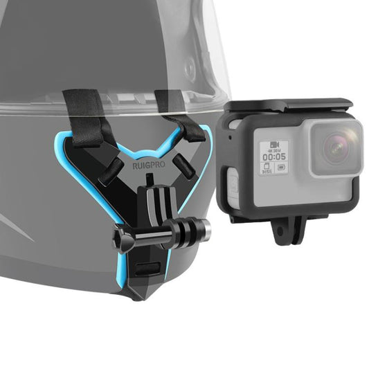 حامل حزام الخوذة + حامل إطار الحافة لكاميرا GoPro HERO7 Black /6 /5، حامل حزام الخوذة + حامل الإطار