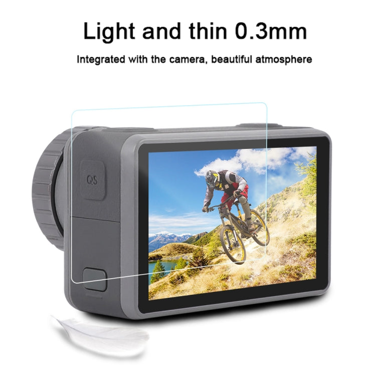 For DJI Osmo Action 3-in-1 Lens Front and Back LCD Display HD Protective Film