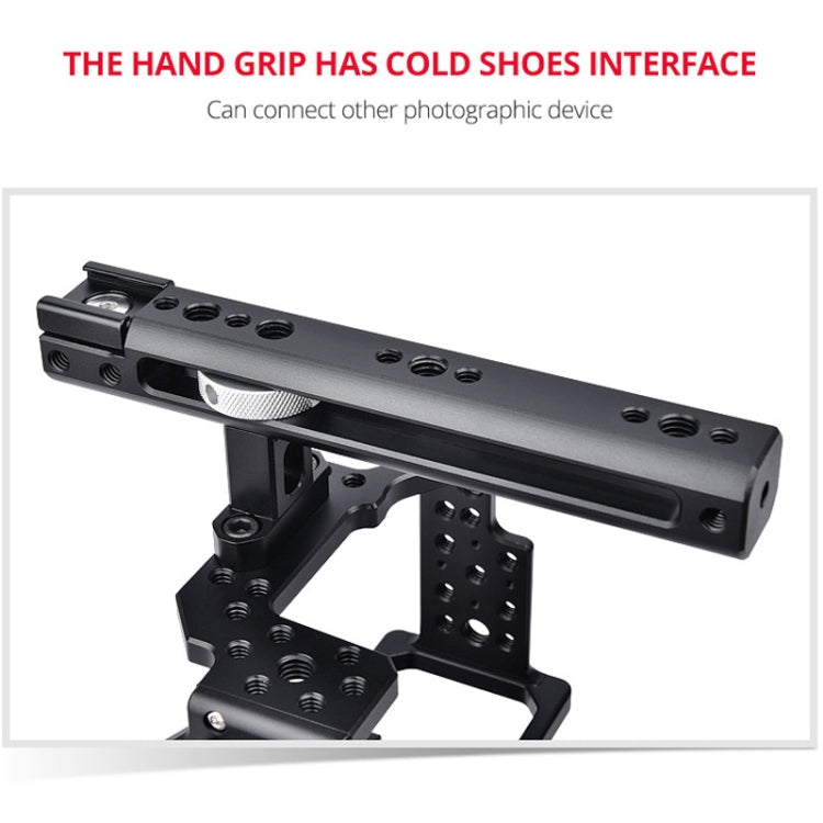 YELANGU CA7 YLG0908A Handle Video Camera Cage Stabilizer for Sony A7K / A72 / A73 / A7S2 / A7R3 / A7R2 / A7X