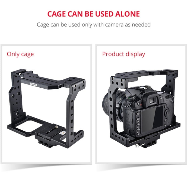 YELANGU C8 YLG0910 Handle Video Camera Cage Stabilizer