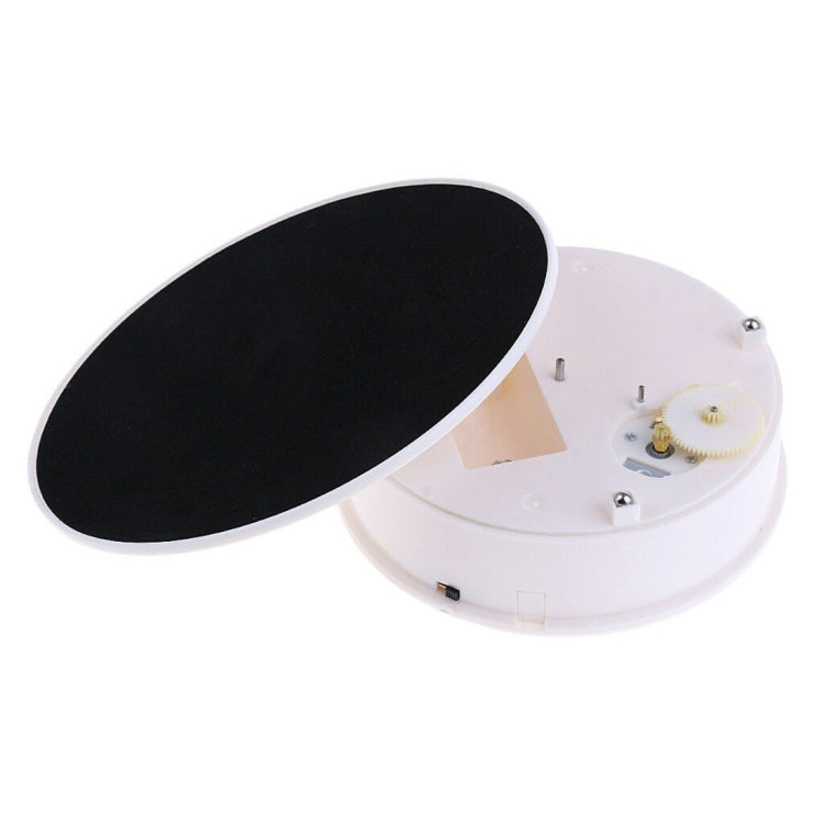 20cm 360 Degree Electric Rotating Turntable Display Stand Photography Video Shooting Props Turntable, Load 1.5kg, Powered by Battery & USB