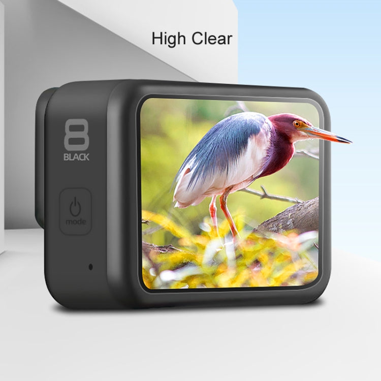 For GoPro HERO8 Black Lens + LCD Display Tempered Glass Film