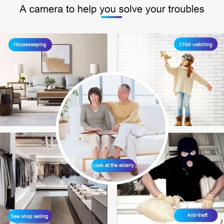 كاميرا تسجيل فيديو رقمية صغيرة R89 عالية الدقة 1080 بكسل، تدعم كشف الشاشة والرؤية الليلية والتسجيل الدوري وبطاقة TF، R89