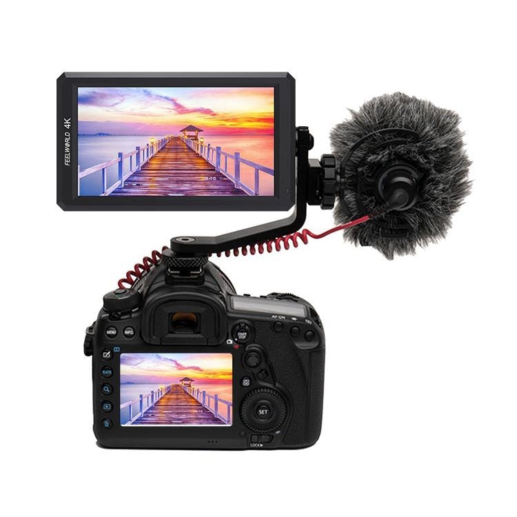 شاشة مراقبة ميدانية للكاميرا FEELWORLD F6 1920x1080 مقاس 5.5 بوصة IPS HDMI 4K، F6