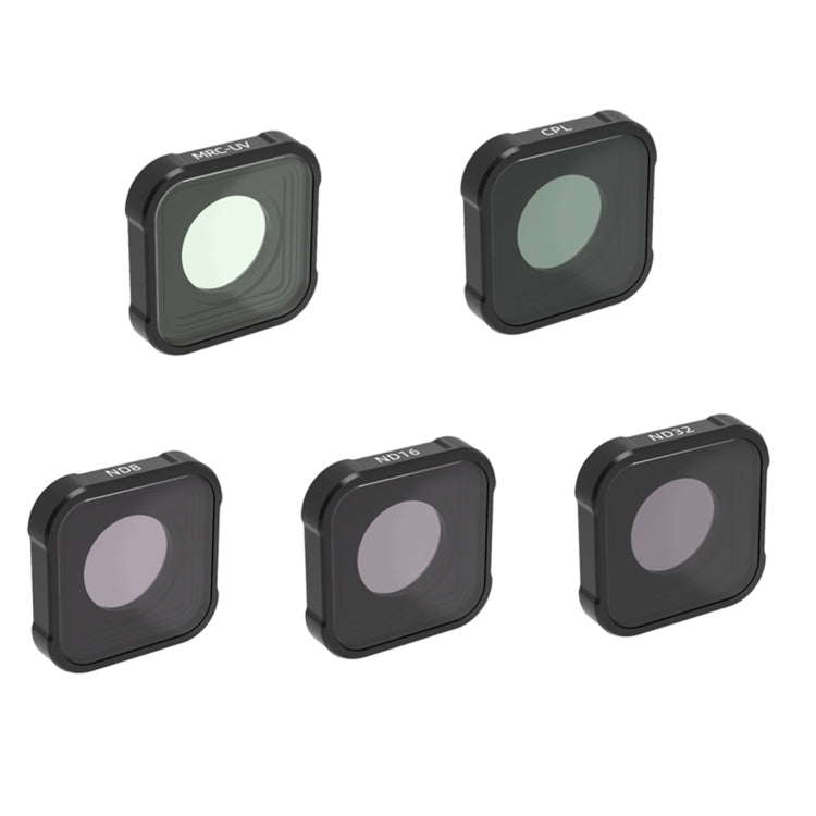 فلتر عدسة JSR KB Series MCUV+CPL+ND8+ND16+ND32 لكاميرات GoPro HERO13 أسود/12 أسود/11 أسود/10 أسود/9 أسود، 5 في 1