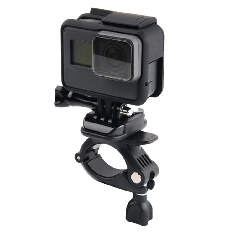 GP435 حامل تثبيت صغير الحجم لمقود الدراجة النارية لكاميرات GoPro وInsta360 وDJI وغيرها من كاميرات الحركة، GP435
