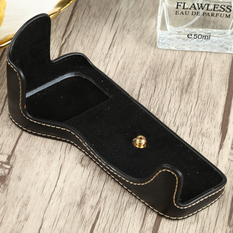 1/4 inch Thread PU Leather Camera Half Case Base for Canon EOS 77D / 800D, For Canon EOS 77D, For Canon EOS 77D