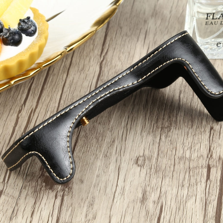 1/4 inch Thread PU Leather Camera Half Case Base for Canon EOS 77D / 800D, For Canon EOS 77D, For Canon EOS 77D