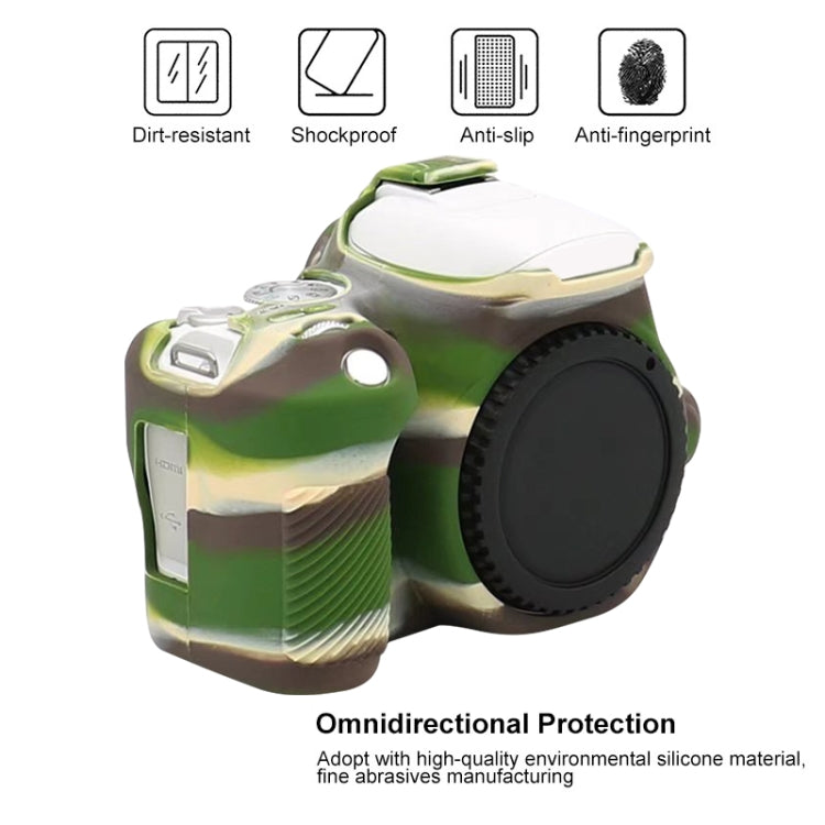 For Canon EOS 200D / EOS 200D Mark II Soft Silicone Protective Case