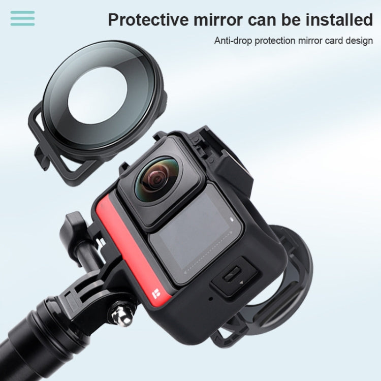 جراب إطار بلاستيكي لكاميرا Insta360 One RS 4K / Twin Edition