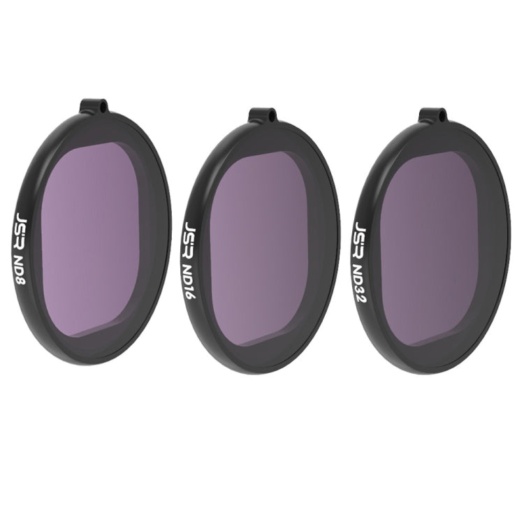 JSR Round Housing 3 in 1 ND8+ND16+ND32 Lens Filter for GoPro HERO8 Black, 3 in 1 ND Lens