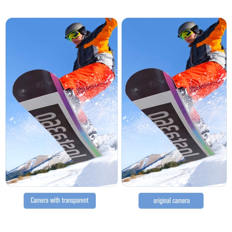 غطاء حماية شفاف للعدسات من STARTRC بدون فك لكاميرا Insta360 X3، لكاميرا Insta360 X3