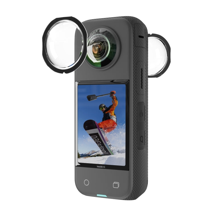غطاء حماية عدسة STARTRC من البولي كربونات لكاميرا Insta360 X3، لكاميرا Insta360 X3