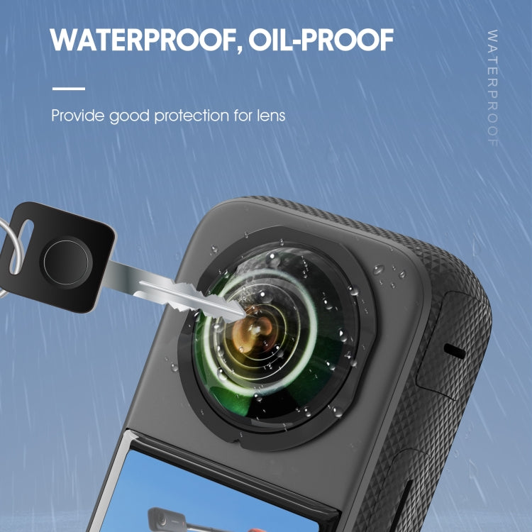 غطاء حماية عدسة STARTRC من البولي كربونات لكاميرا Insta360 X3، لكاميرا Insta360 X3