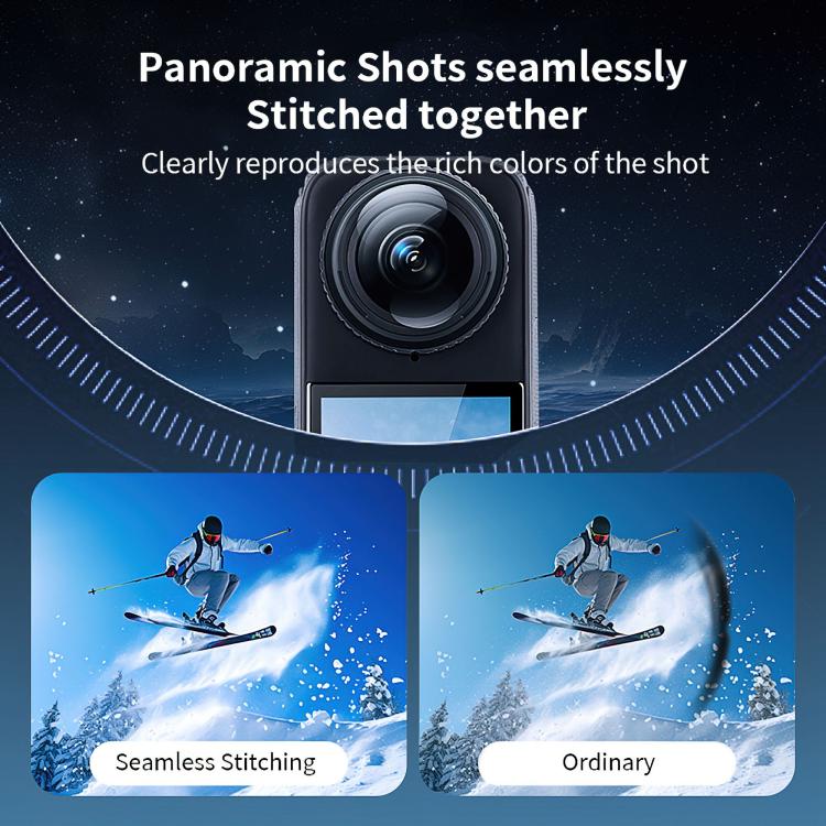 For insta360 X5 STARTRC Swivel Protective Lens Guad PC Lens Cover, PC Lens Cover