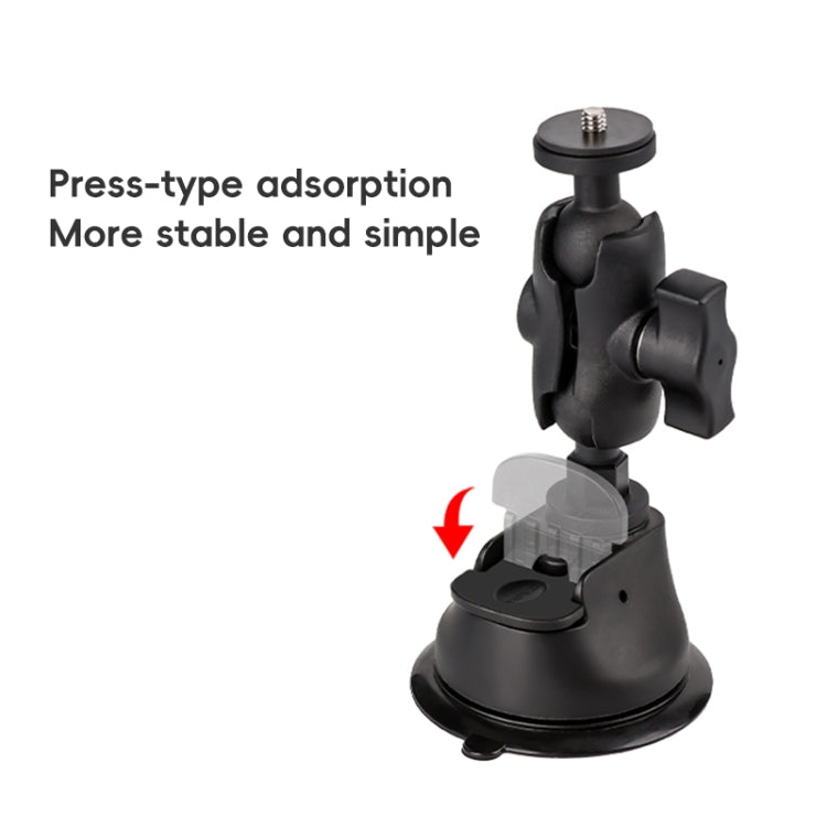 1/4 inch Screw Dual-Leg Suction Cup Mount and 2 x Single-leg Car Suction Cup Mount Crab Clamps Set, Dual-Leg Suction Cup Mount and 2 x Single-leg Car Suction Cup
