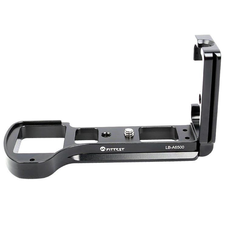 FITTEST LB-A6500 Vertical Shoot Quick Release L Plate Bracket Base Holder for Sony ILCE-6500 (A6500) Camera Metal Ballhead