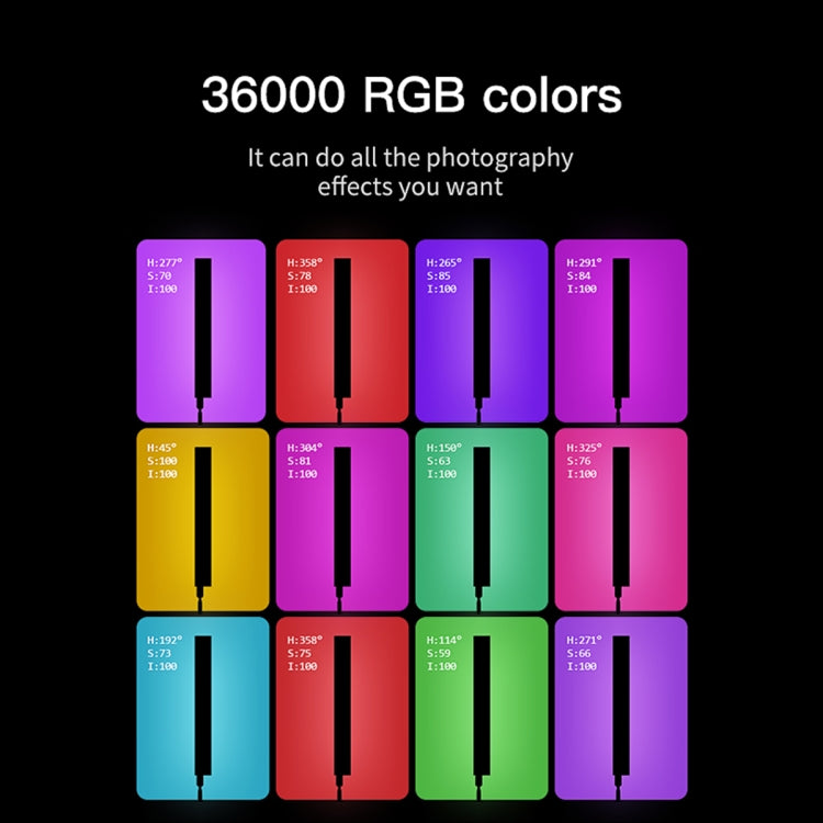 LUXCeO P6 RGB Colorful Photo LED Stick Video Light Handheld APP Control Full Color LED Fill Light