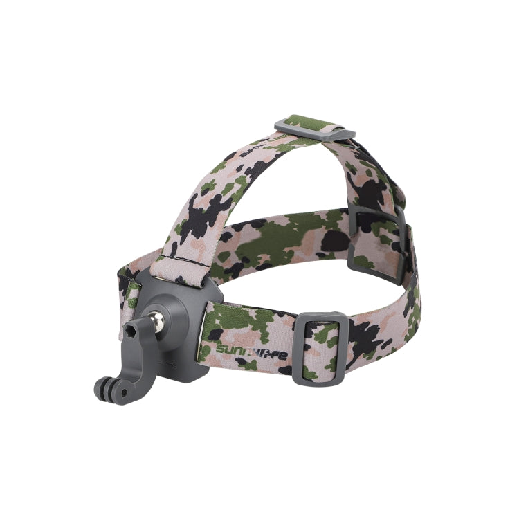 Sunnylife TD672 Adjustable Head Strap Vlog POV Mount Belt for GoPro, Insta360, DJI Osmo Action and Other Action Cameras