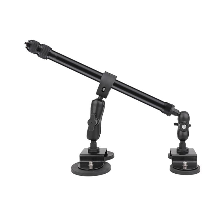 Dual-Leg Magnetic Base Fixed Mount Holder with Selfie Stick Kit for GoPro and Other Action Cameras, Holder with Selfie Stick Kit