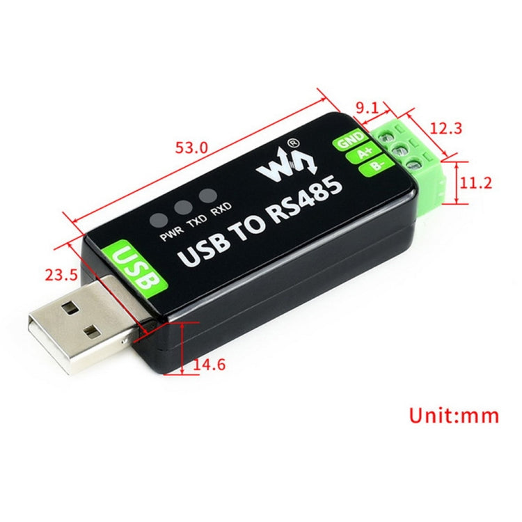 محول Waveshare الصناعي من USB إلى RS485، 17286