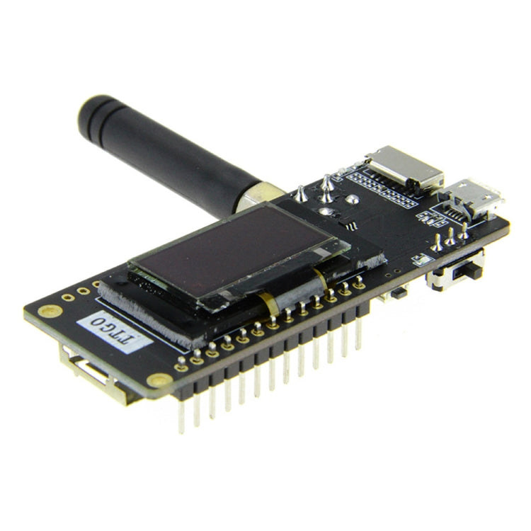 وحدة TTGO LORA32 V2.1 ESP32 OLED مقاس 0.96 بوصة تعمل بتقنية البلوتوث والواي فاي ووحدة SMA IP5306 بتردد 915 ميجاهرتز مع هوائي، 915 ميجاهرتز