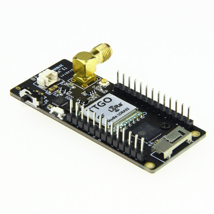 وحدة TTGO LORA32 V2.1 ESP32 OLED مقاس 0.96 بوصة تعمل بتقنية البلوتوث والواي فاي ووحدة SMA IP5306 بتردد 915 ميجاهرتز مع هوائي، 915 ميجاهرتز