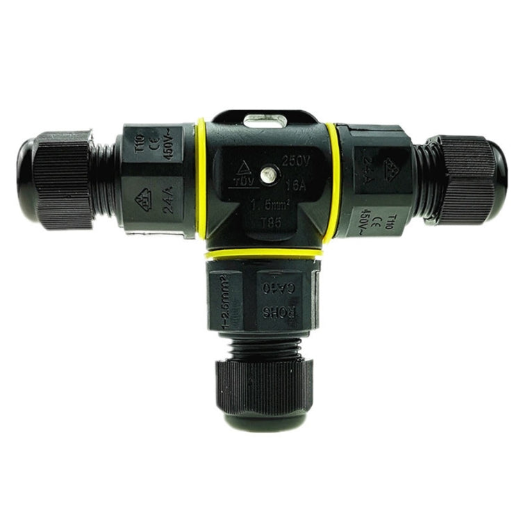 XYT21 IP68 Waterproof 3 Pin T-type Cable Connector, XYT21